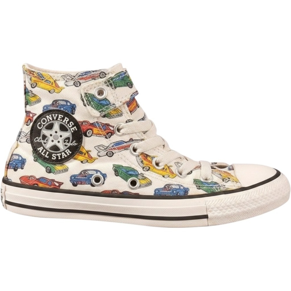 Converse Chuck Taylor All Star Shoes Kids Size 12 Car Print High Top Sneakers‎